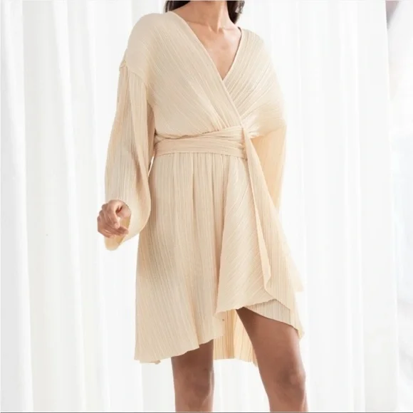 & Other Stories | Dresses | Nwt Other Stories Beige Pliss Pleated Recycled Polyester Dress Size 4 | Poshmark & Other Stories | Dresses | Nwt Other Stories Beige Pliss Pleated Recycled Polyester Dress Size 4 | Poshmark